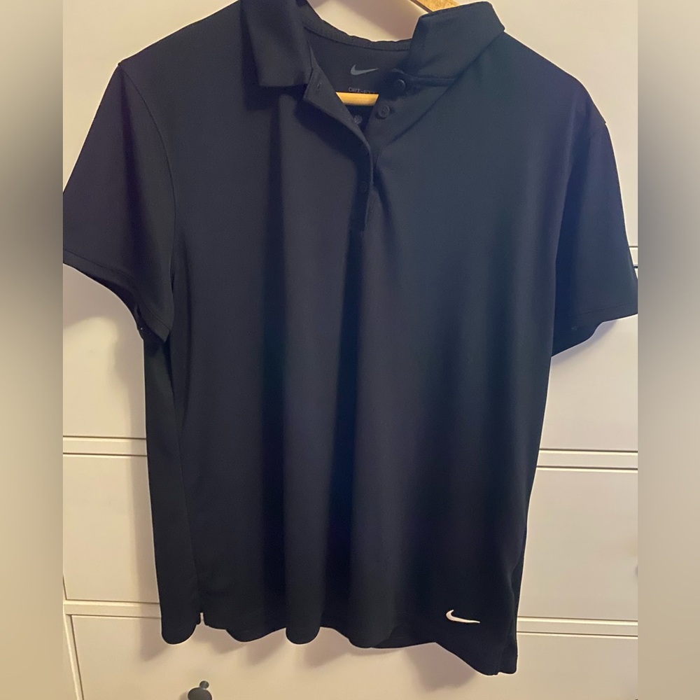 Nike Dri-Fit Polo, Women’s XL, black